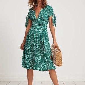 NWOT Faithful the Brand Green summer dress